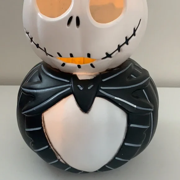 Halloween Jack Skellington Blow Molds Light Up. Brand New.